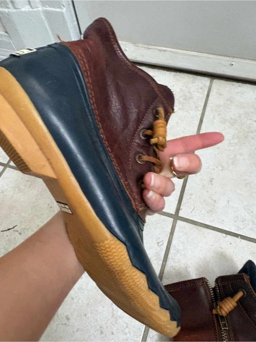 Used Sperry Top-Sider Duck Rain boots Size 6 Women’s